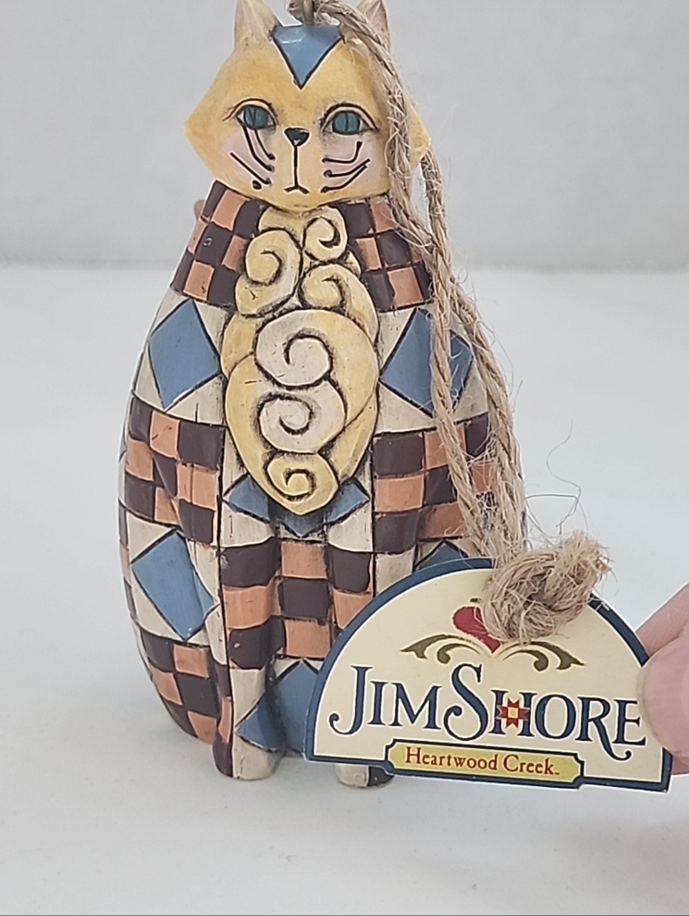 Jim Shore Cat Abigail 2006 Christmas Holiday Ornament Figurine NWT 4006318